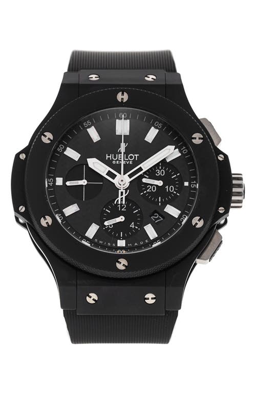 Shop Watchfinder & Co. Hublot  Big Bang Rubber Strap Watch, 44mm In Black