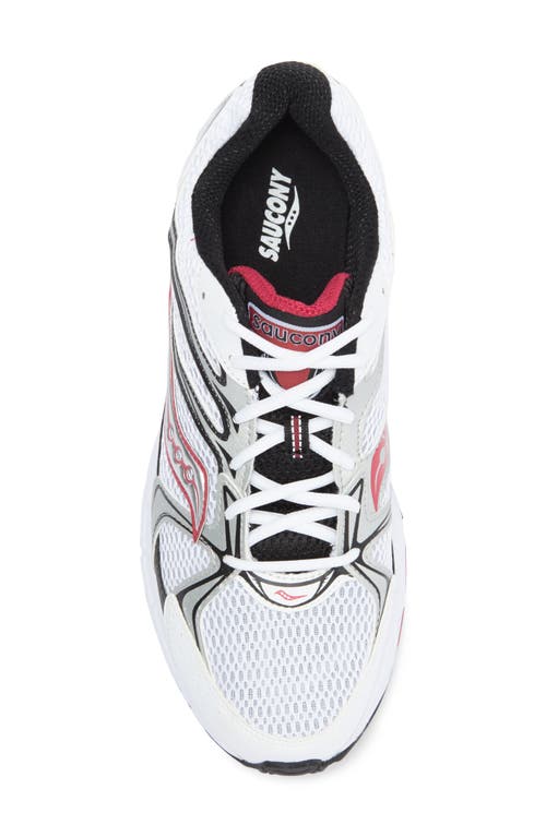 Saucony Grid Ride Millennium Sneaker In Wht/silver/red