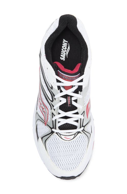 Shop Saucony Grid Ride Millennium Sneaker In Wht/silver/red