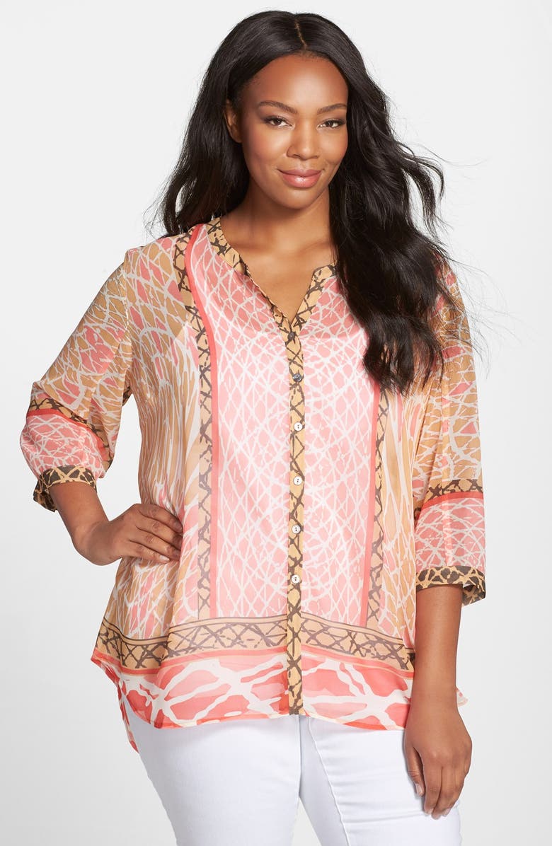NIC+ZOE 'Skipping Stones' Tunic Top (Plus Size) | Nordstrom
