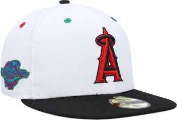 Los Angeles Angels California State Red 59Fifty Fitted Hat by MLB