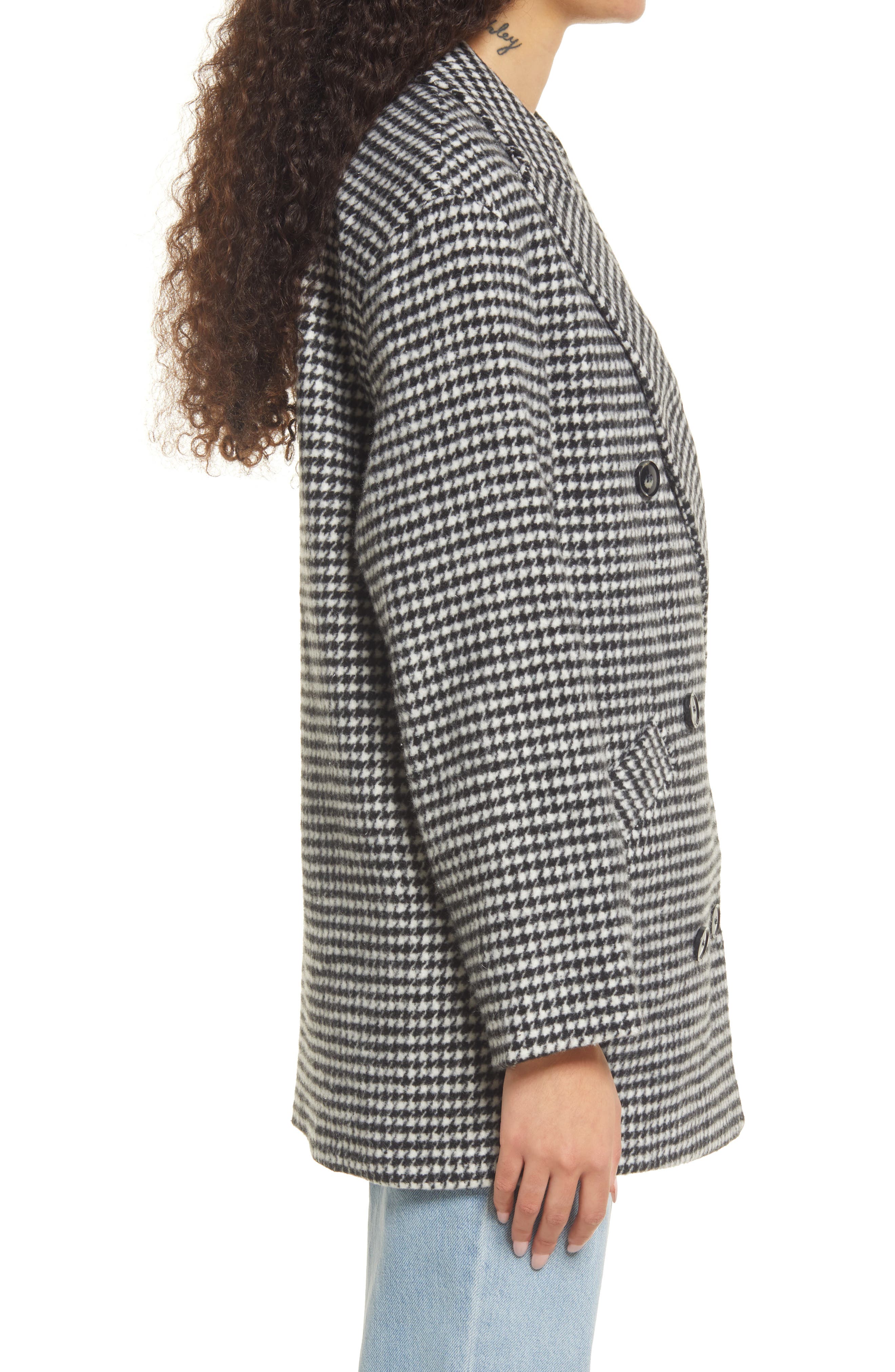 houndstooth jacket topshop