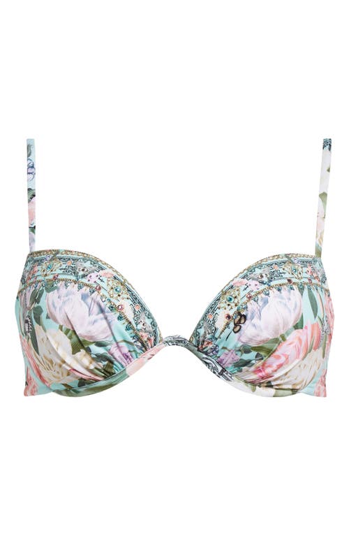 Shop Camilla Petal Promise Land Continuous Underwire Bikini Top