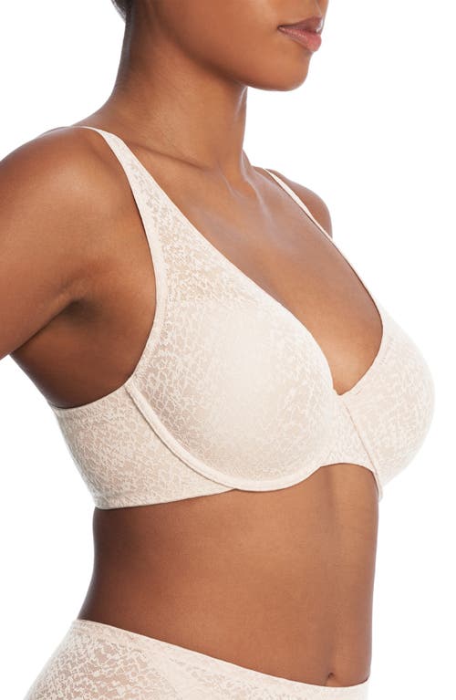 Shop Natori Pretty Smooth Underwire Contour Bra In Ivory