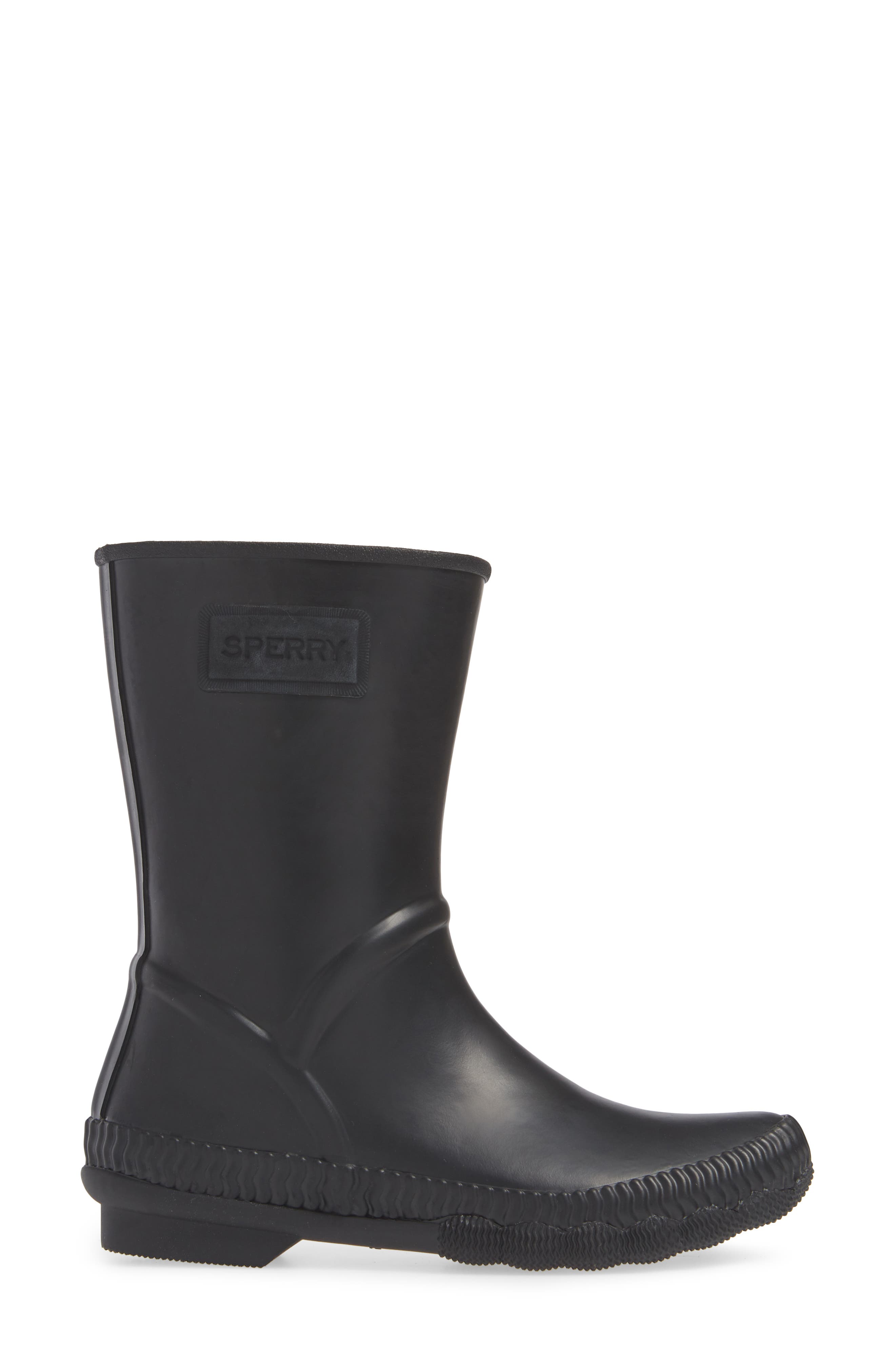 sperry women's saltwater current rain boots
