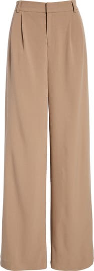 Open Edit Relaxed Waist Wide Leg Trousers