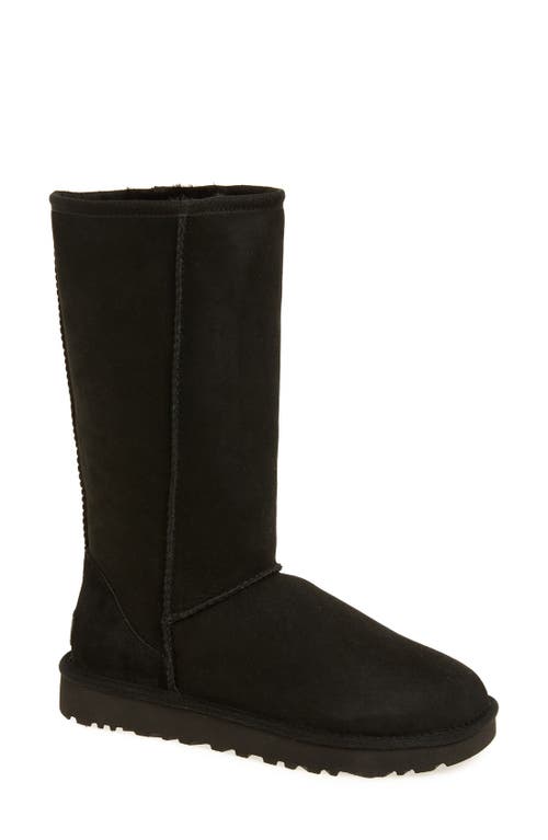 UGG(r) Classic II Genuine Shearling Lined Boot in Black Suede