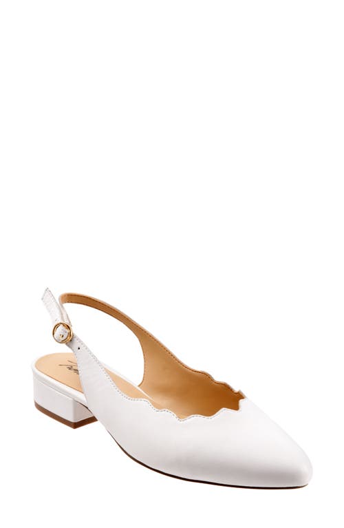 Trotters Joselyn Slingback in White at Nordstrom, Size 9.5