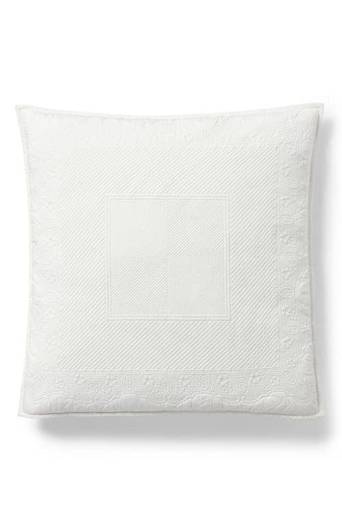 Shop Ralph Lauren Shirley Cotton Sham In True Cream