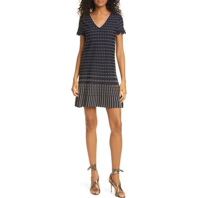 Ted Baker London Maciiey Stitch Detail Knit Dress, Blue