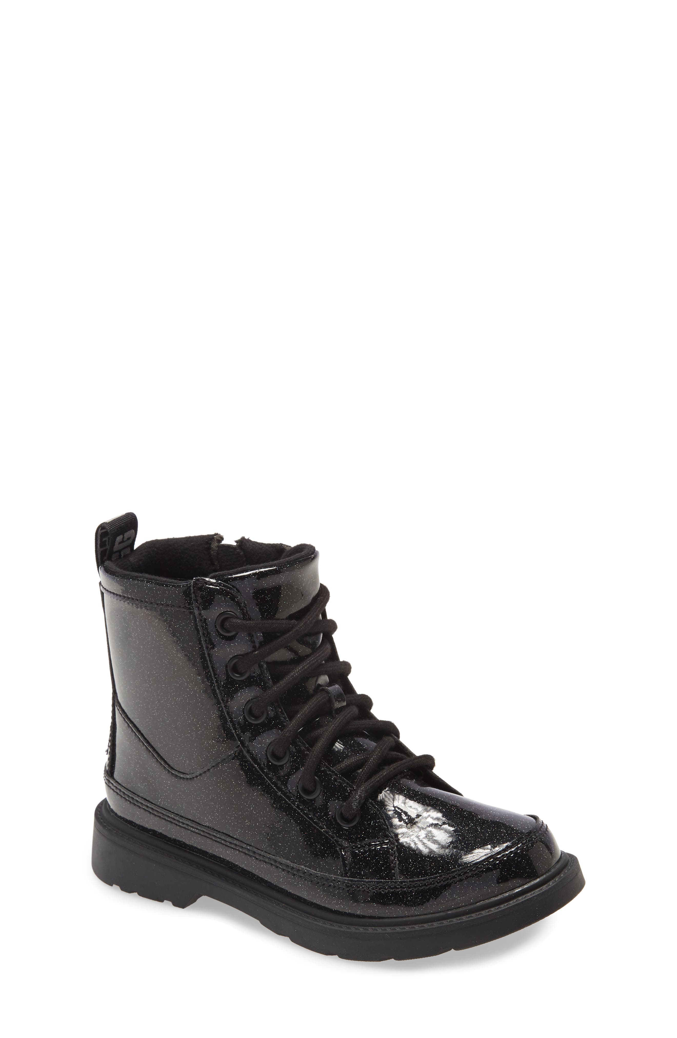 robley glitter combat boot