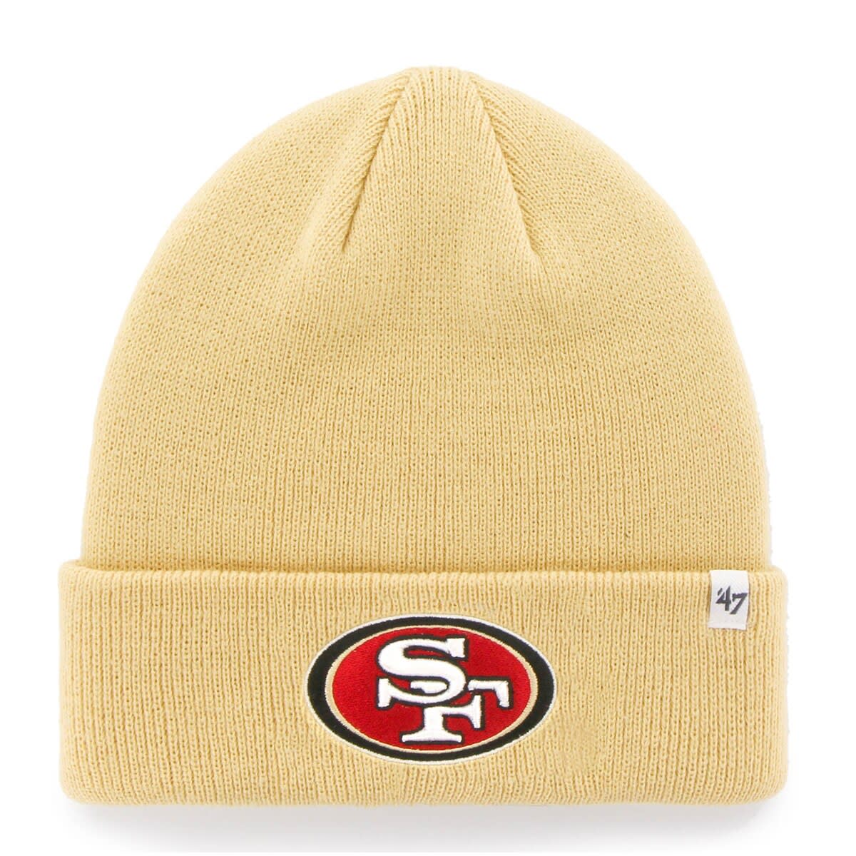 Men's '47 Black San Francisco 49ers Secondary Basic Cuffed Knit Hat