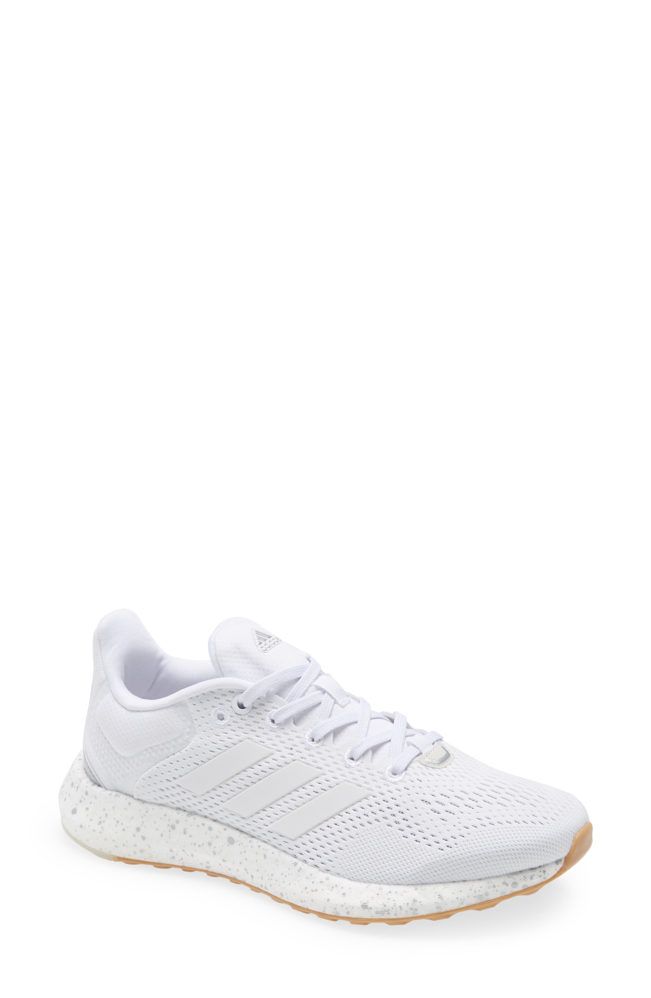 all white athletic shoes