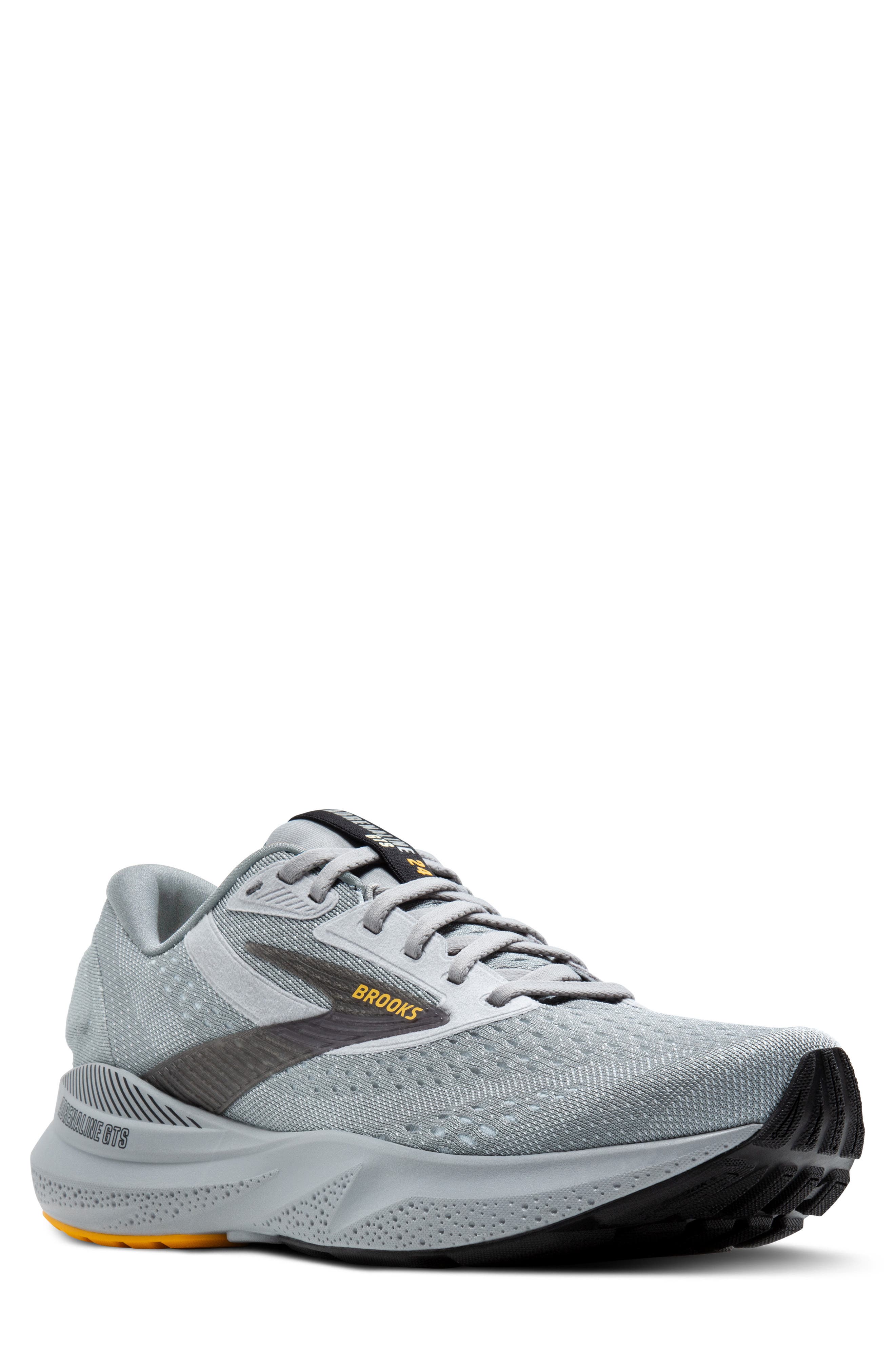 Brooks Adrenaline GTS 24 Running Shoe in Alloy/White/Gold Fusion 