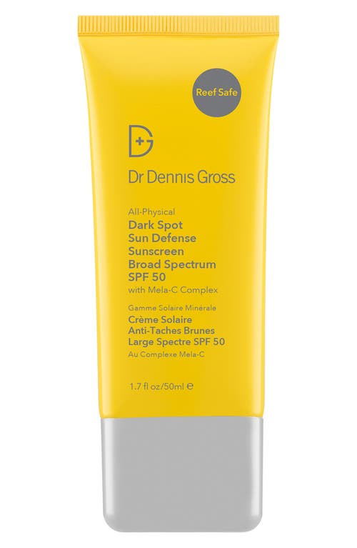 Dr. Dennis Gross Skincare All-Physical Dark Spot Sun Defense Sunscreen Broad Spectrum SPF 50