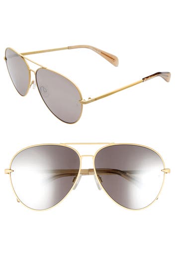 Rag Bone 63mm Oversize Aviator Sunglasses Hautelook