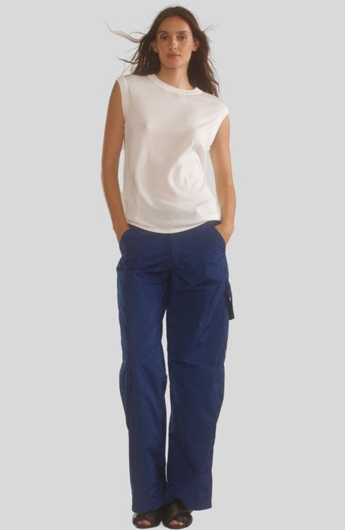 Cynthia Rowley Painter Pants In Marine