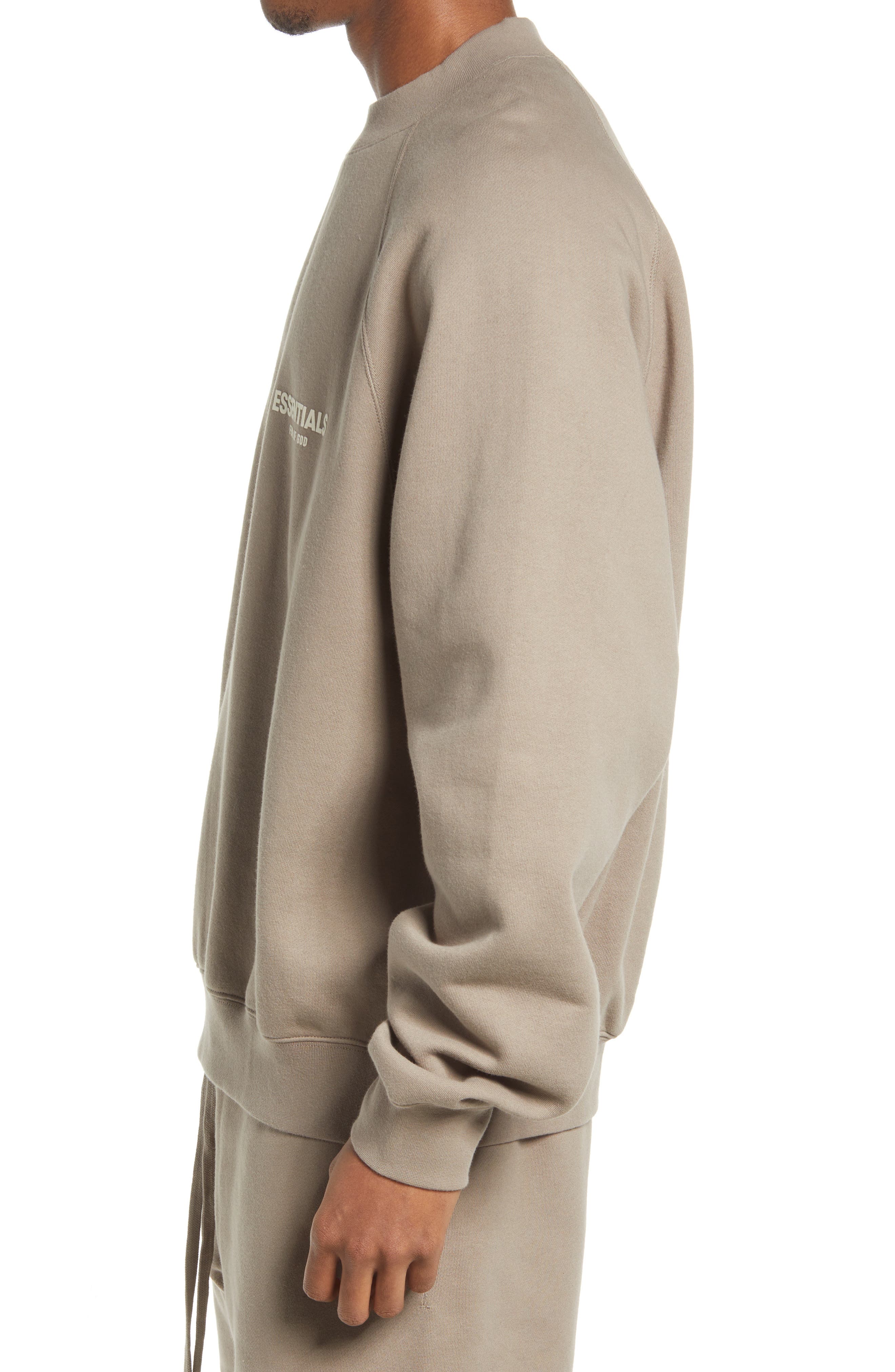 cotton blend crewneck