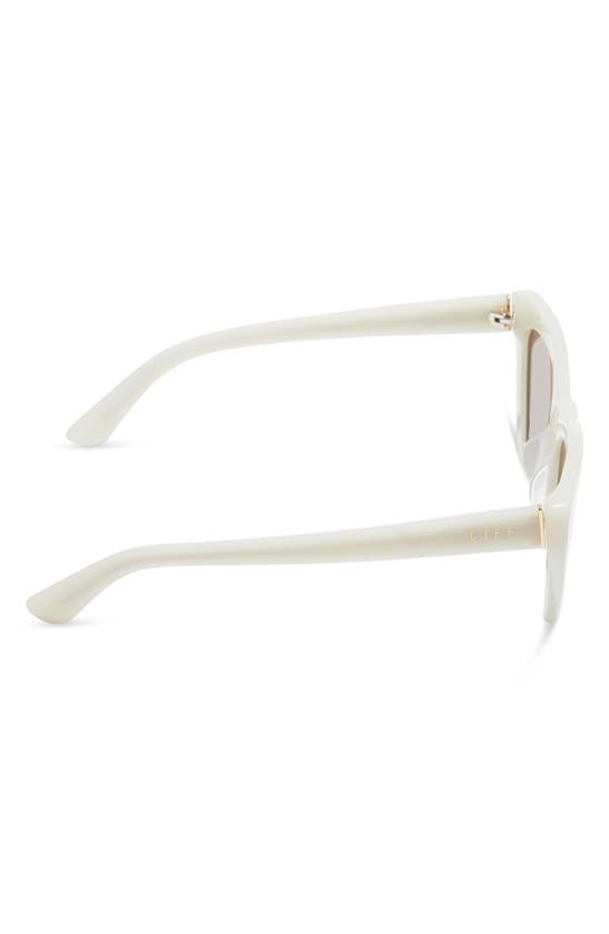 Shop Diff Camila 56mm Gradient Square Sunglasses In Ivory/ Brown