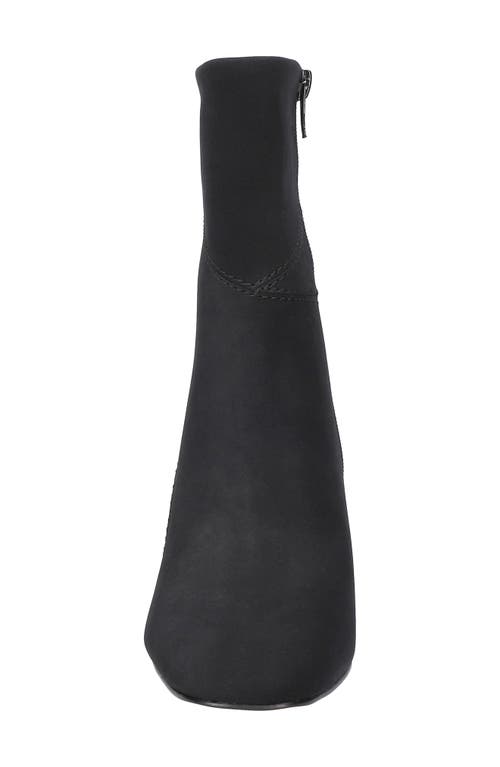 Bella Vita Harp Bootie In Black Lame