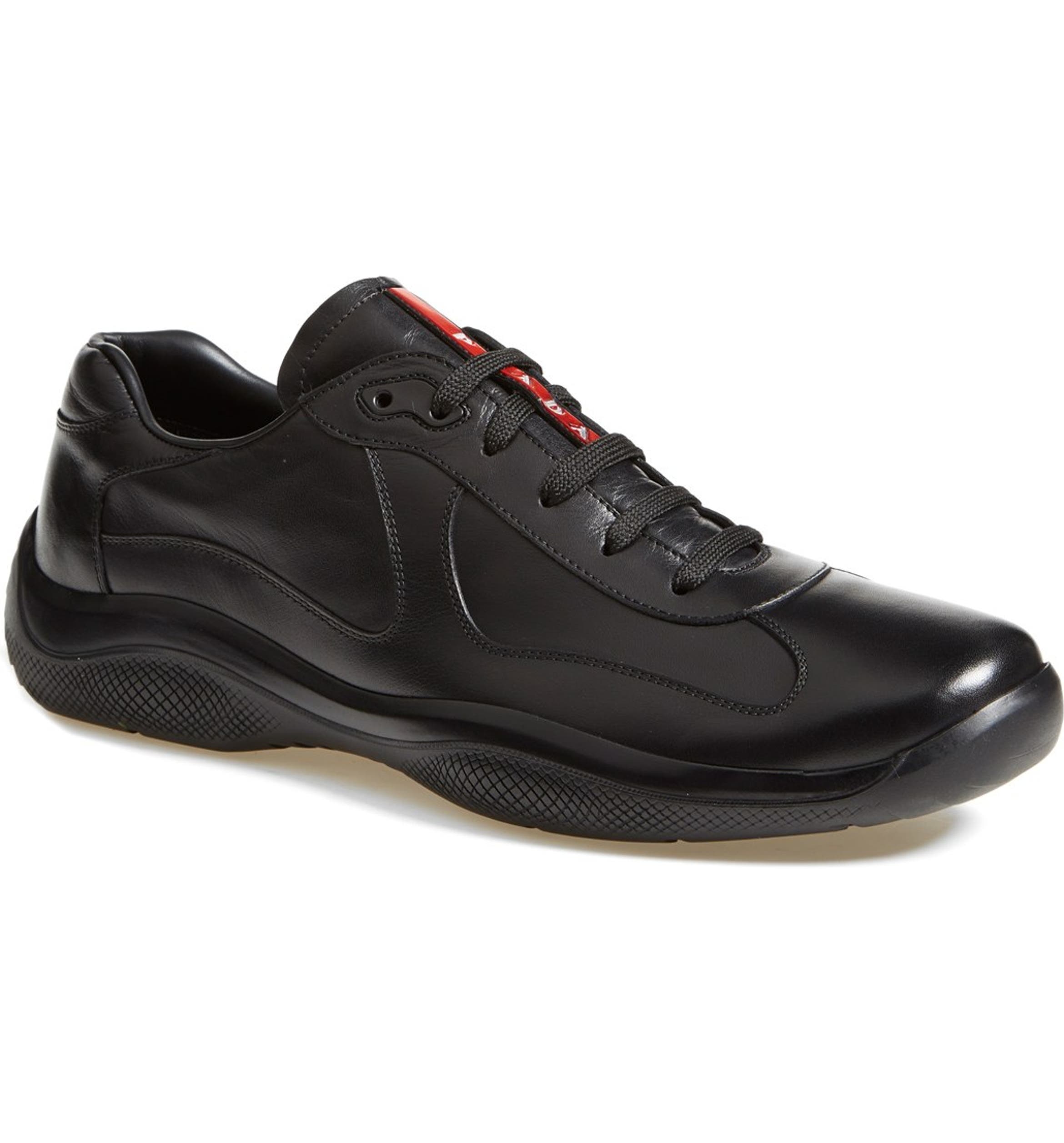 Prada 'Punta Ala' Leather Sneaker (Men) | Nordstrom