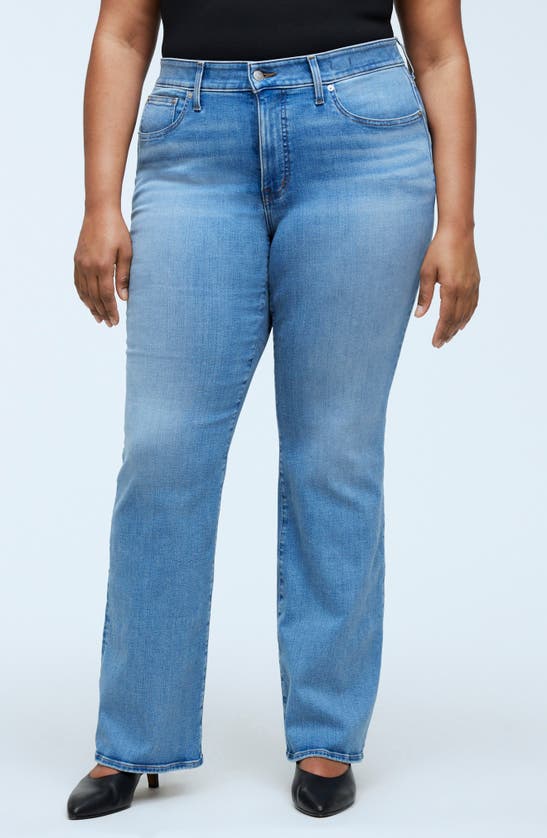 Shop Madewell Kick Out Crease Edition Jeans In Merrigan Wash