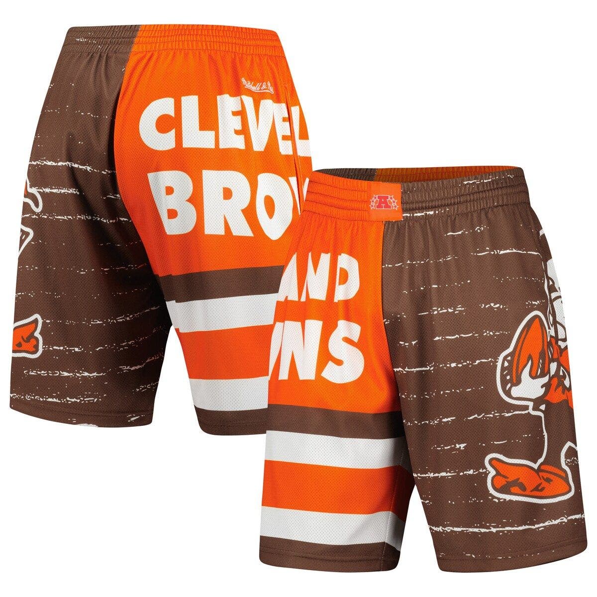 Mitchell & Ness Michigan Wolverines JUMBOTRON Shorts - Team Logo Performance Athletic Shorts