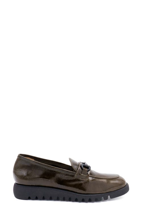 Shop Amalfi By Rangoni Egesto Platform Bit Loafer In Bosco Naplak