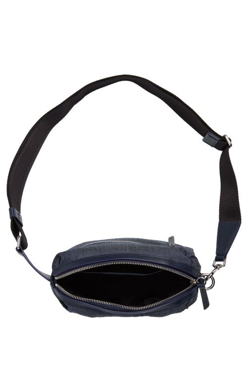 Shop Maison Margiela Glam Slam Sport Sling Bag In Blue/navy/black