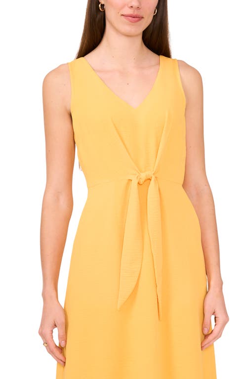 Shop Halogen ® Front Tie Maxi Dress In Mango Pop Orange