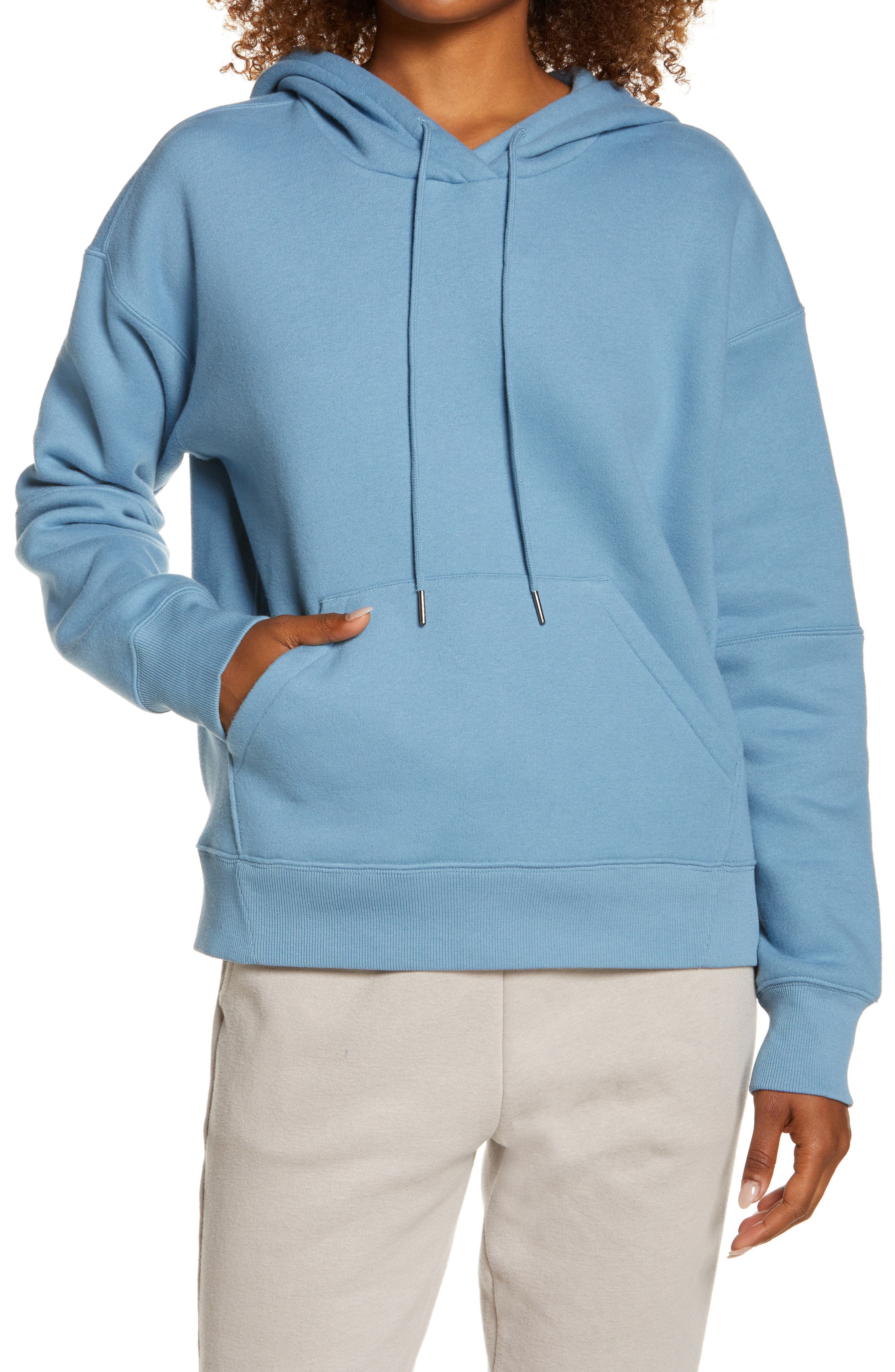 light blue zip up hoodie womens