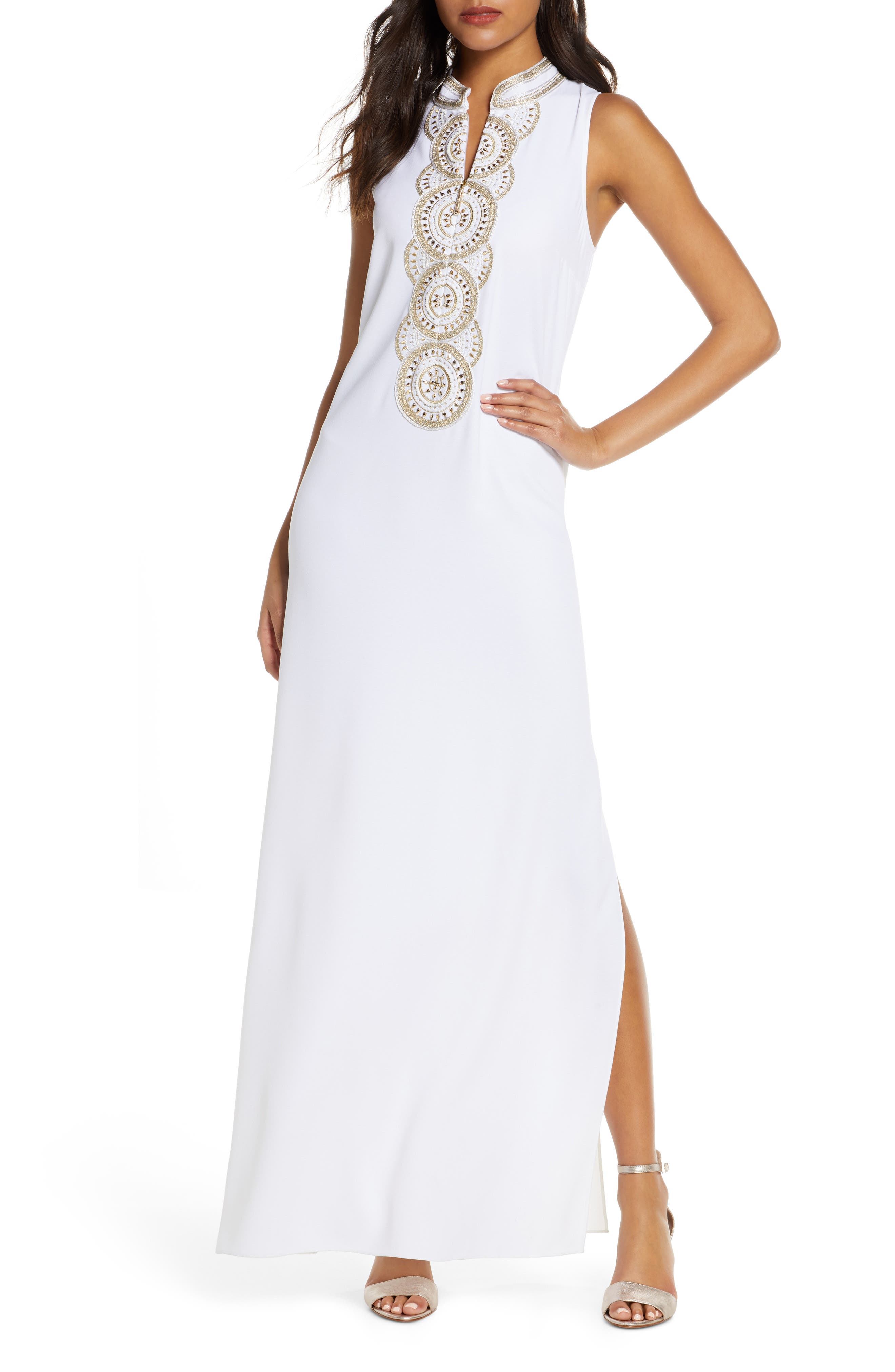 Lilly Pulitzer Jane Embroidered Dress, White