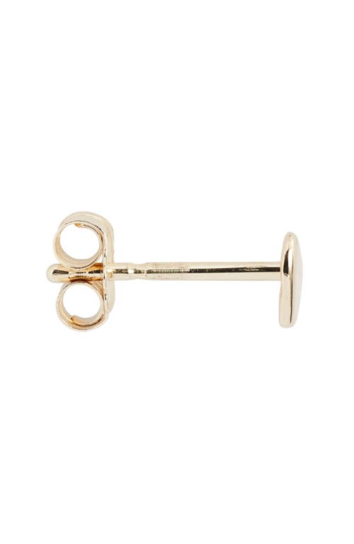Anzie Jac Jo Icon Single Heart Stud Earring In Gold