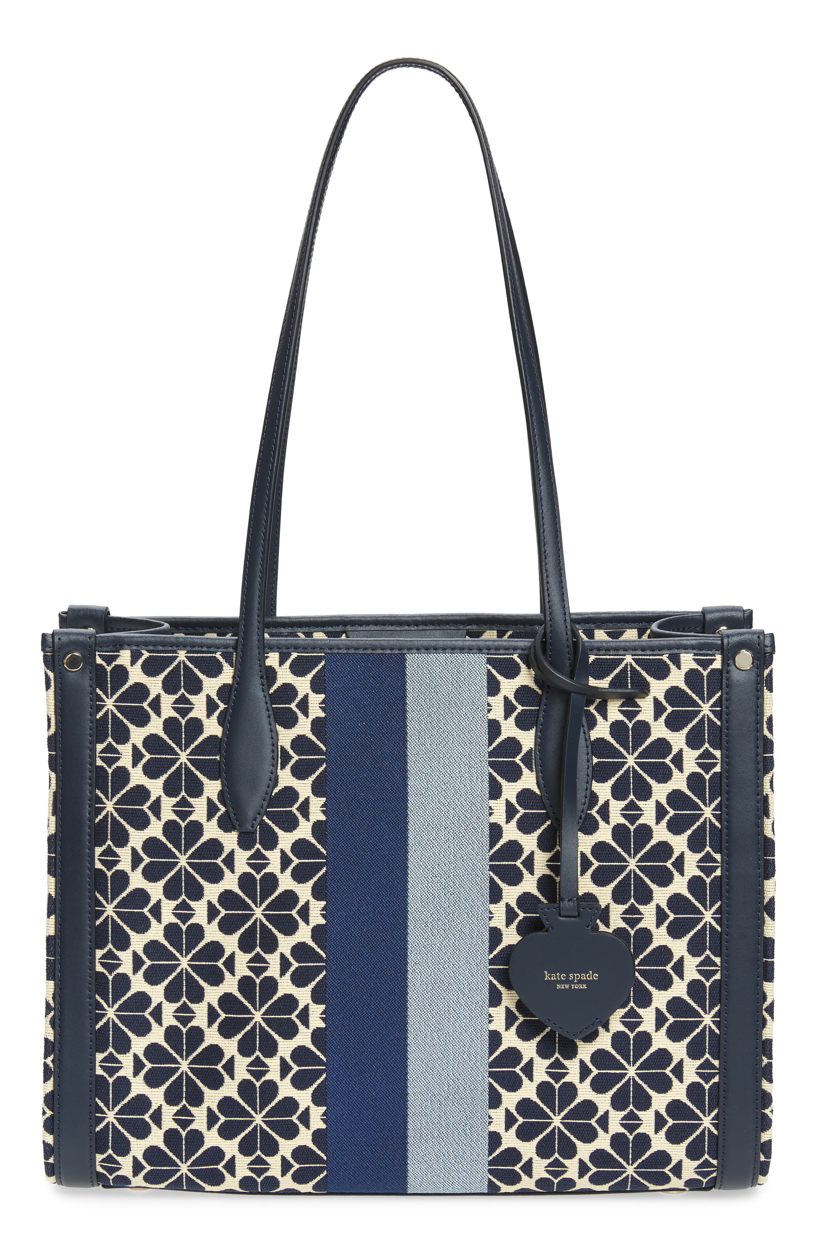 kate spade flower jacquard purse