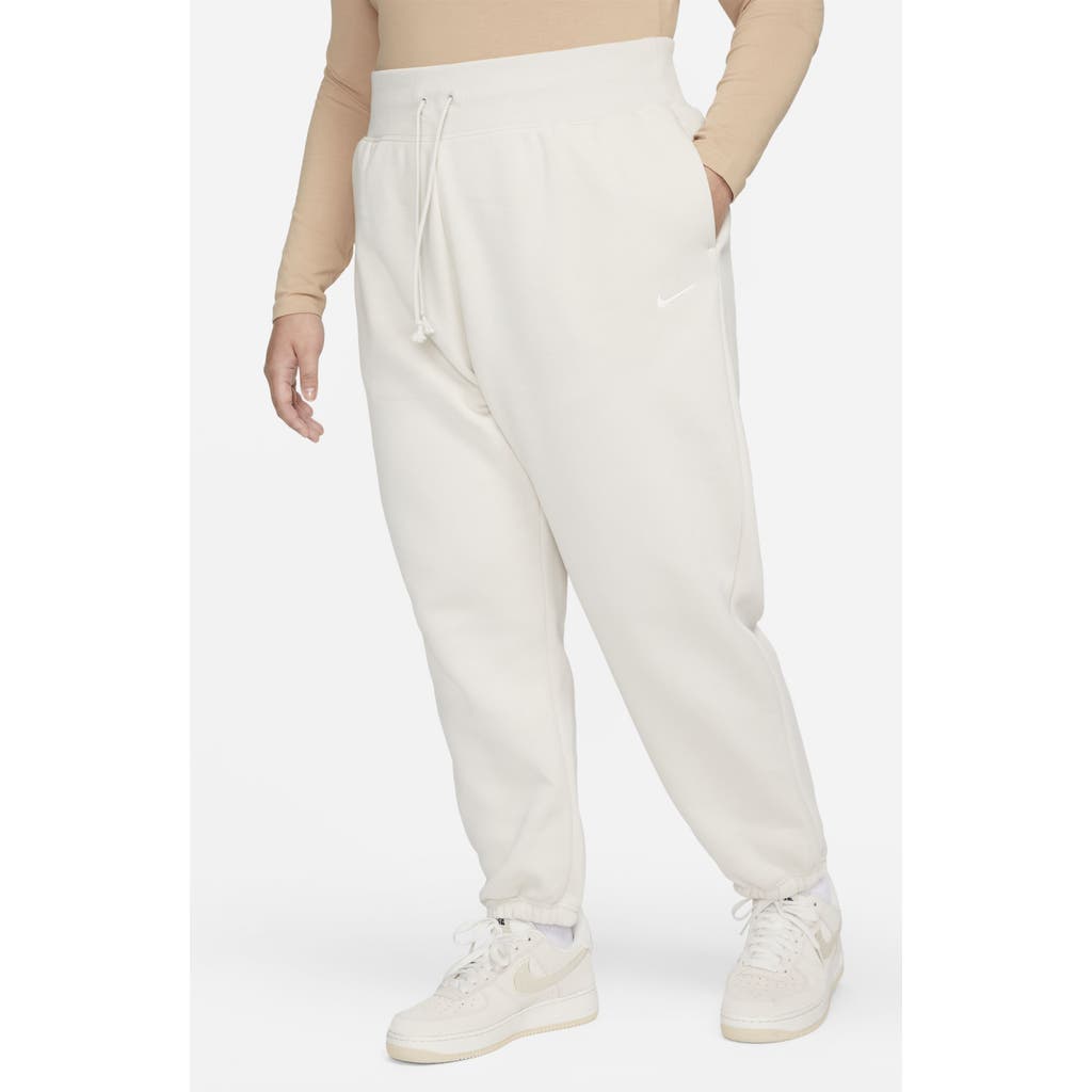 Nike Sportswear Phoenix Fleece High Waist Oversize Sweatpants In White