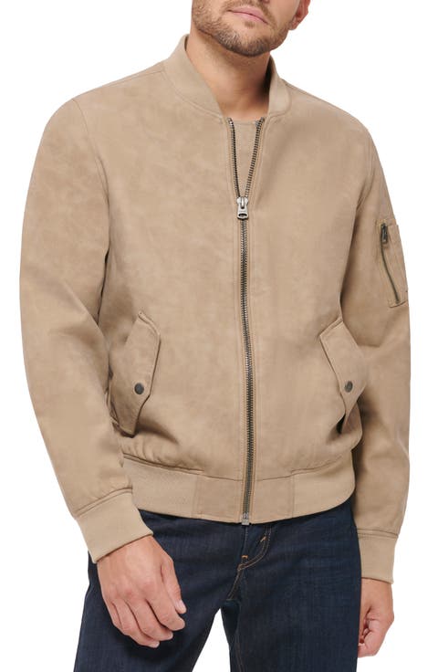 Varsity Faux Leather Bomber Jacket