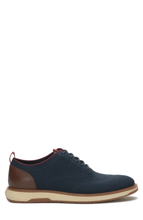 Shop Vince Camuto Staan Knit Oxford Sneaker In Eclipse/chili