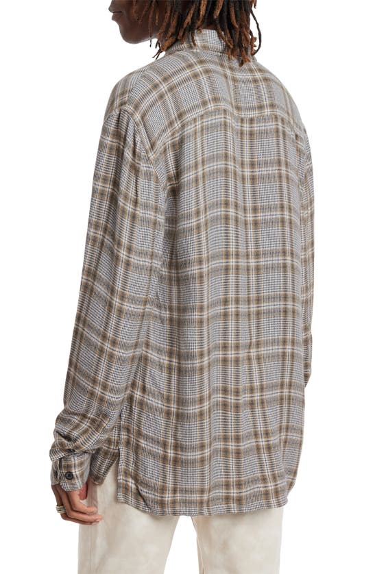 Shop John Varvatos Cole Plaid Button-up Shirt In Camel