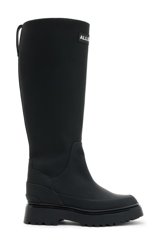 Shop Allsaints Octavia Knee High Boot In Black