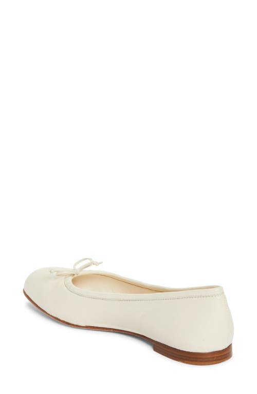 Shop Manolo Blahnik Veralli Bow Ballet Flat In Lcrm