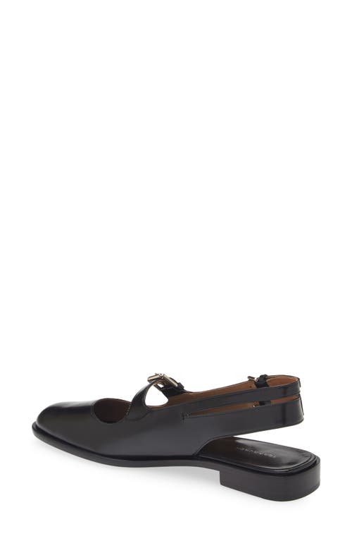 Tory Burch Multibuckle Slingback Flat In Perfect Black