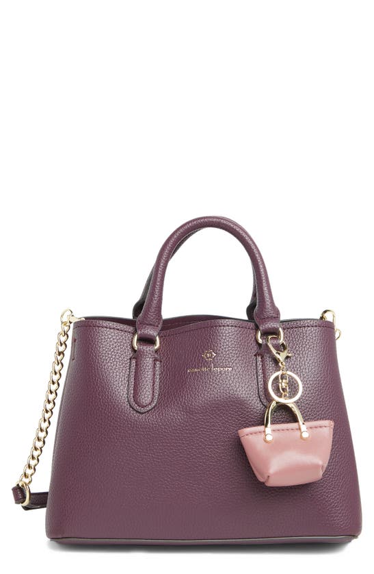 Nanette Lepore Pria Convertible Triple Satchel In Fig