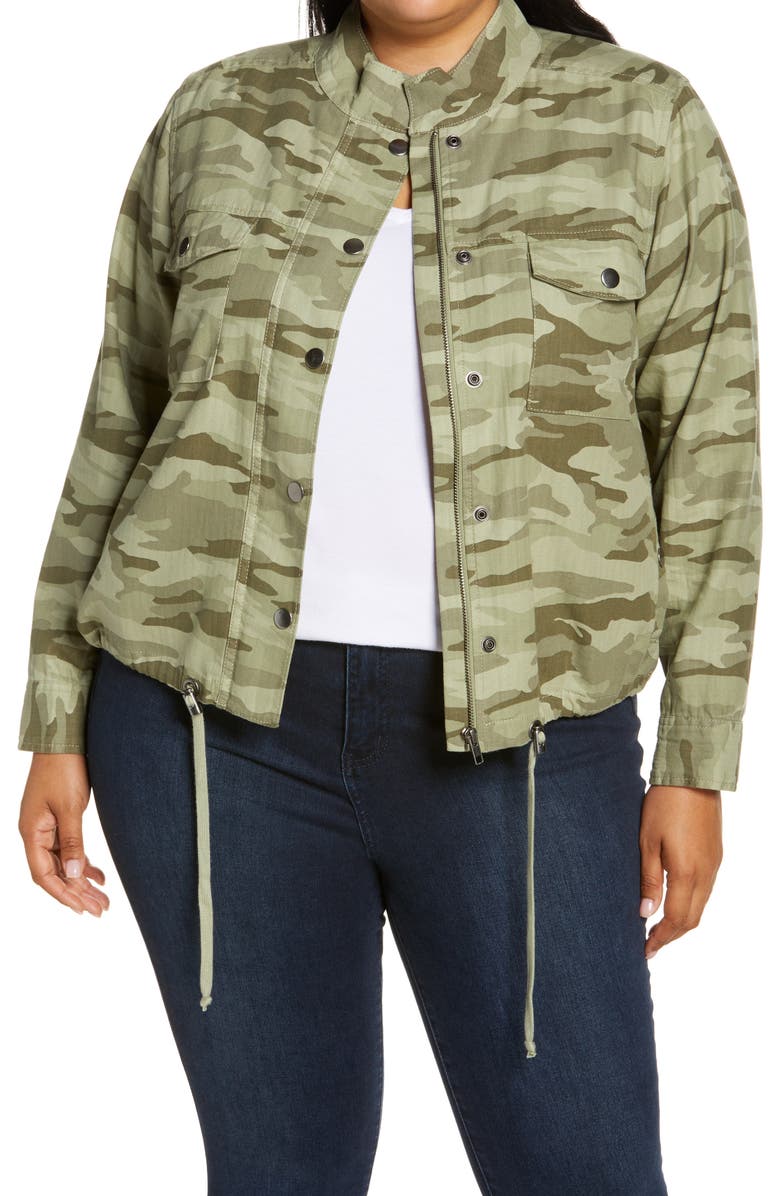 CASLON<SUP>®</SUP> Lightweight Jacket, Main, color, GREEN SPRING CAMO