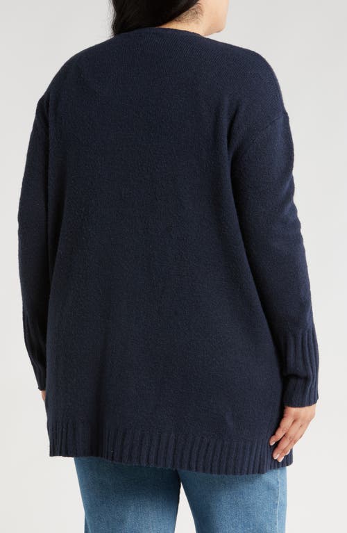 Shop Caslonr Caslon(r) Open Front Cardigan In Navy Blazer