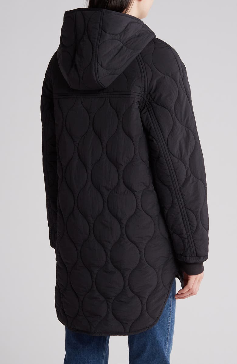 BCBGeneration Onion Quilt Hooded Jacket Nordstromrack