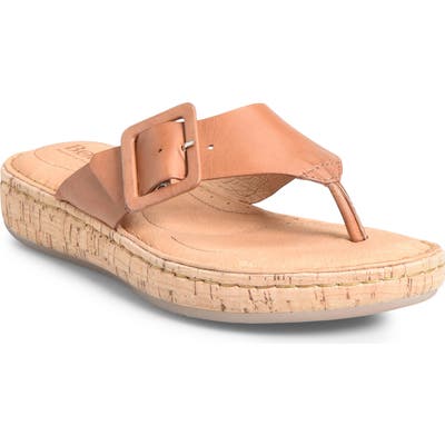 B?rn Fort Pierre Buckle Flip Flop, Brown