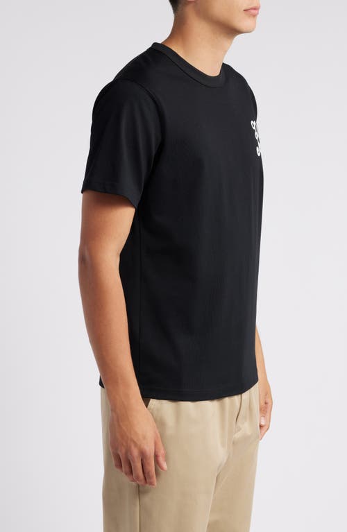 Shop Bogey Boys Essential Cotton Logo T-shirt In Black