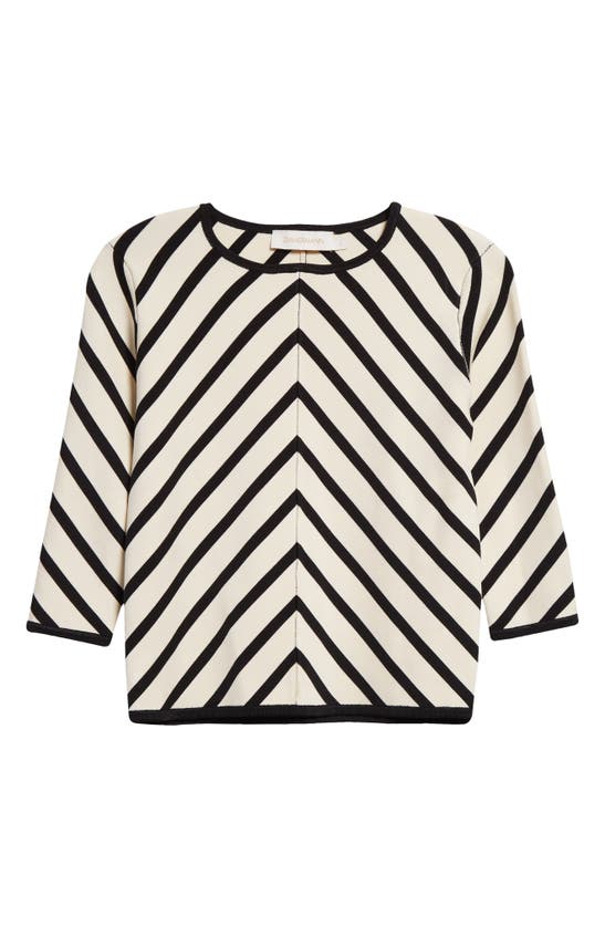 Shop Zimmermann Natura Chevron Stripe Sweater