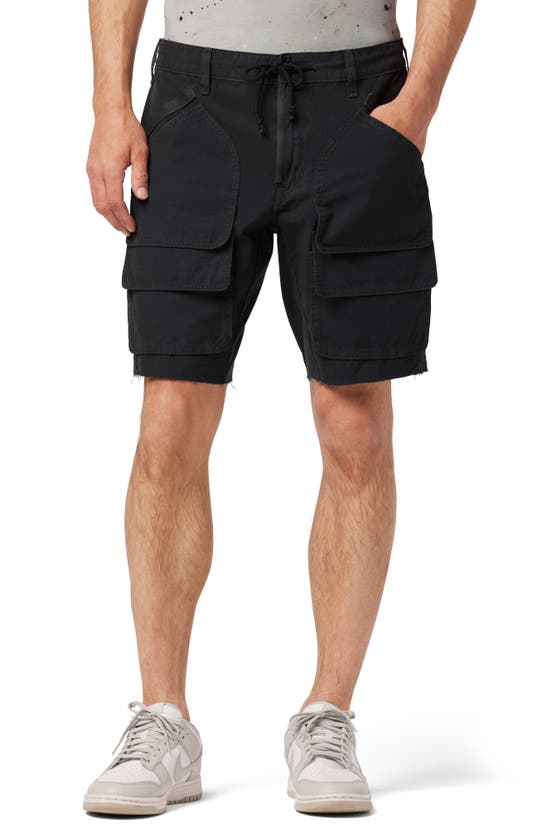 Hudson Tracker Cargo Shorts In Black