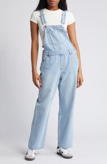 BP. Wide Leg Denim Overalls | Nordstrom